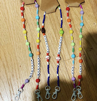 Custom Beaded Mask Chain