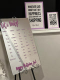Place Cards / Seating Board