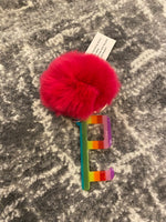 No Touch Door Opener Key Chain- Hot Pink