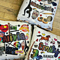 Flip - Sequin Throw Pillow Personalized!