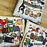 Flip - Sequin Throw Pillow Personalized!