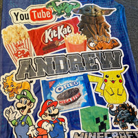 Custom Collage Favorite Things Blanket