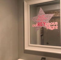 Event Mirror Clings
