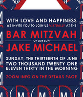 Bar/Bat Mitzvah Invitation