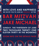 Bar/Bat Mitzvah Invitation