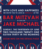 Digital Bar/Bat Mitzvah Invitation