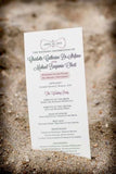 Wedding Program