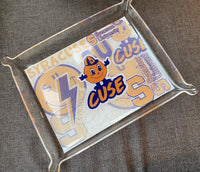 Lucite College Tray