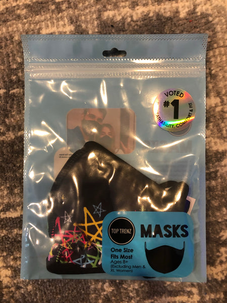 Top Trenz Stars Mask - One Size Fits Most