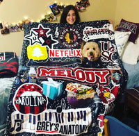 Custom College Blanket