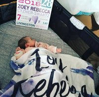 Baby blanket Name Design