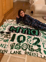 Camp Word Collage Cozy Blanket