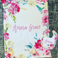 Baby Blanket and Bib Gift Set