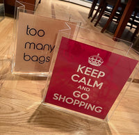 Lucite Shopping Bag