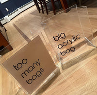 Lucite Shopping Bag