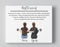 Custom Best Friends Canvas