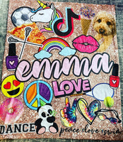 Custom Collage Favorite Things Blanket