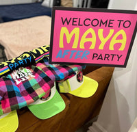Personalized pajama pants favors