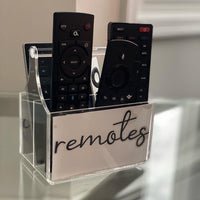 Lucite Remote/Phone Holder