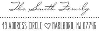 Customized Self Inking Address Stamp
